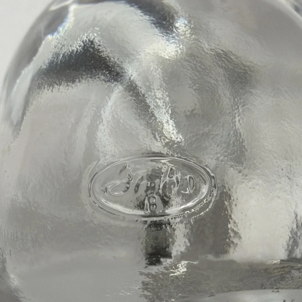 Fenton Cat Art Glass Clear Sitting Kitty Figurine 4
